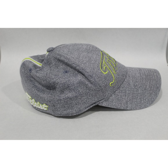 Titleist Golf Hat Cap Heather Gray Green Embroidered‎ Logo S/M - Picture 6 of 6